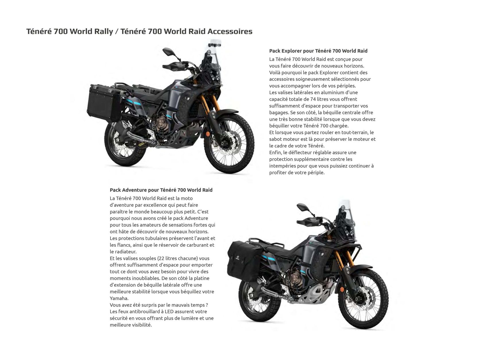 Catalogue Catalogue Yamaha Motos - Adventure, page 00007