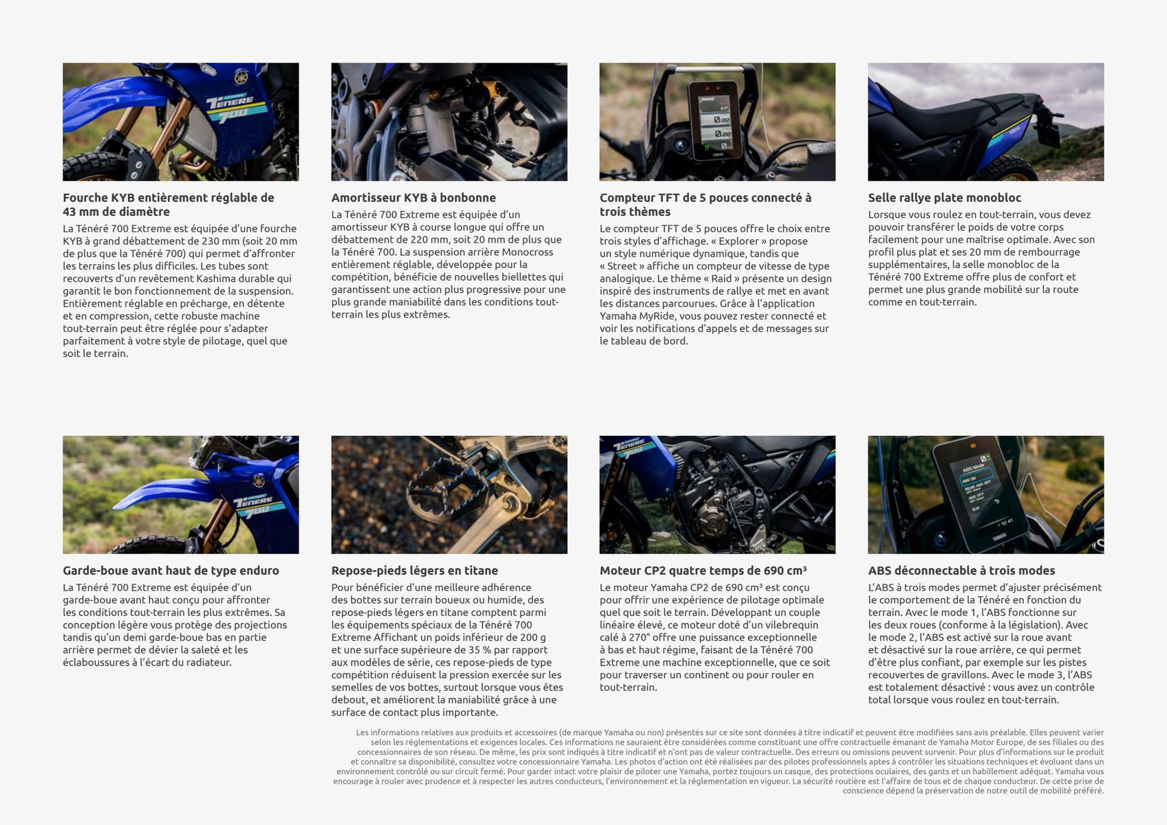 Catalogue Catalogue Yamaha Motos - Adventure, page 00020
