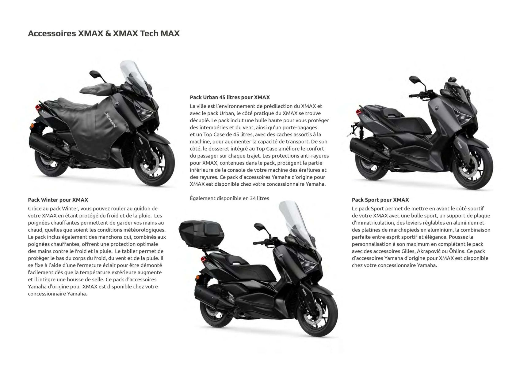 Catalogue Catalogue Yamaha Scooters - Sport Scooters, page 00018