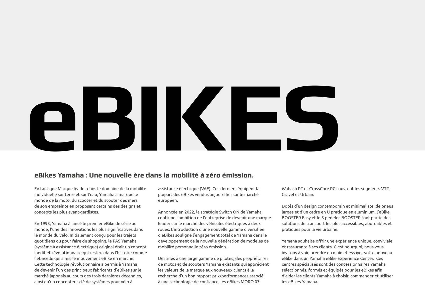Catalogue Catalogue Yamaha eBikes - eBikes, page 00021