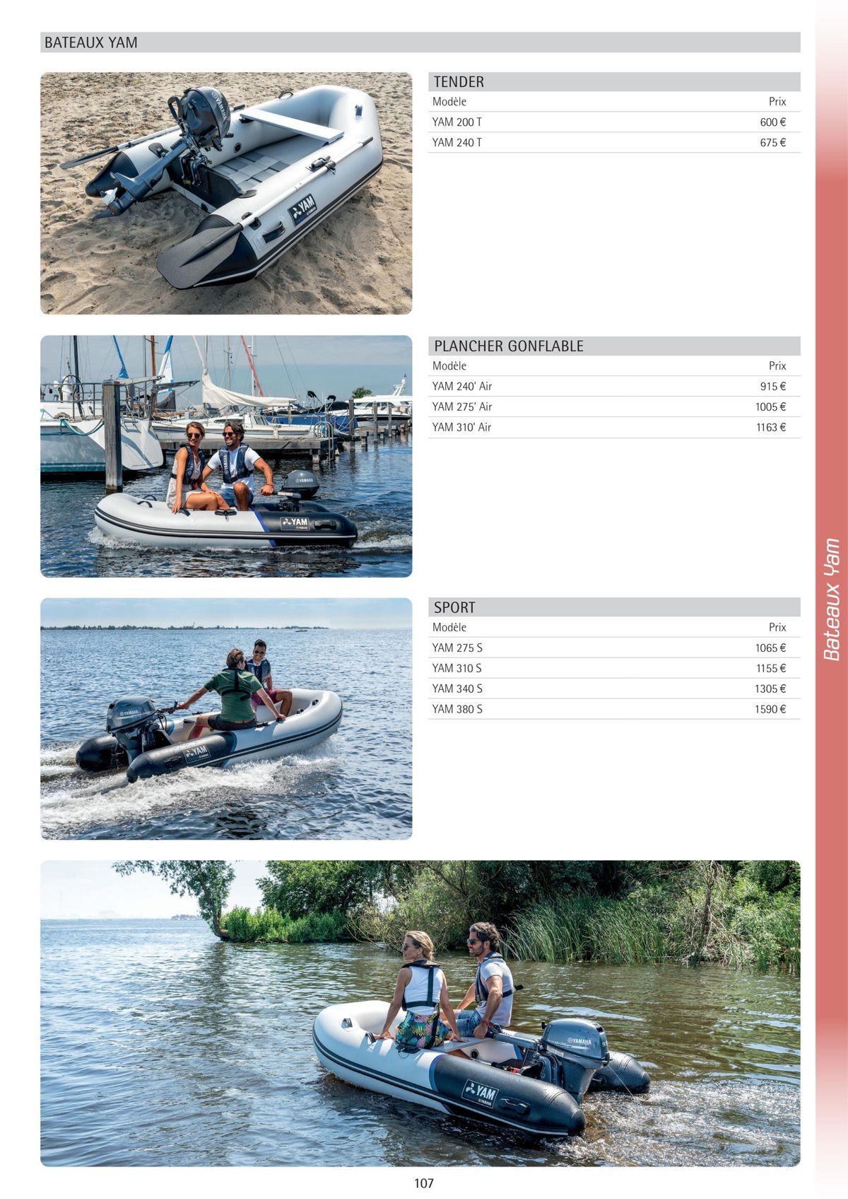 Catalogue Catalogue Yamaha Marine - Accessoires Marine 2024, page 00009
