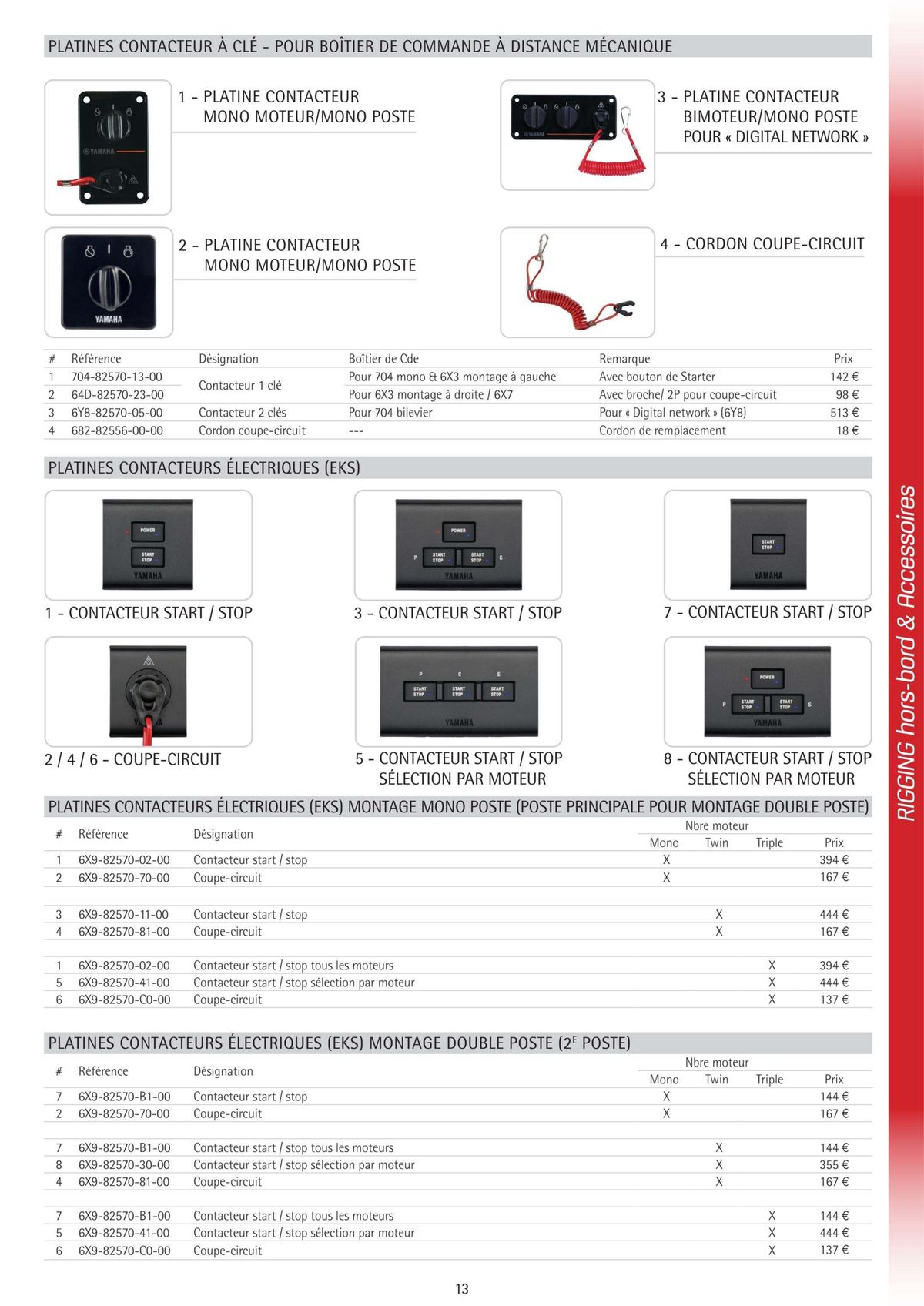 Catalogue Catalogue Yamaha Marine - Accessoires Marine 2024, page 00017
