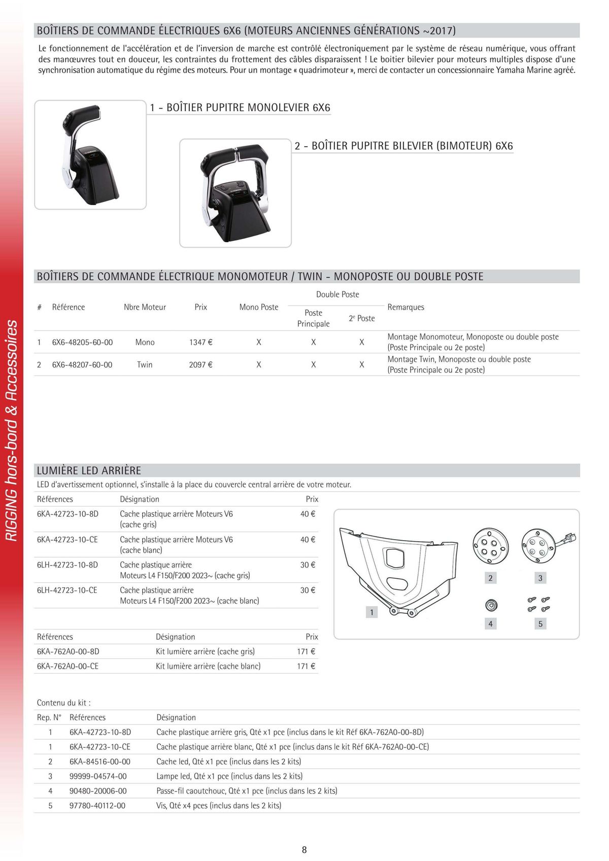 Catalogue Catalogue Yamaha Marine - Accessoires Marine 2024, page 00091