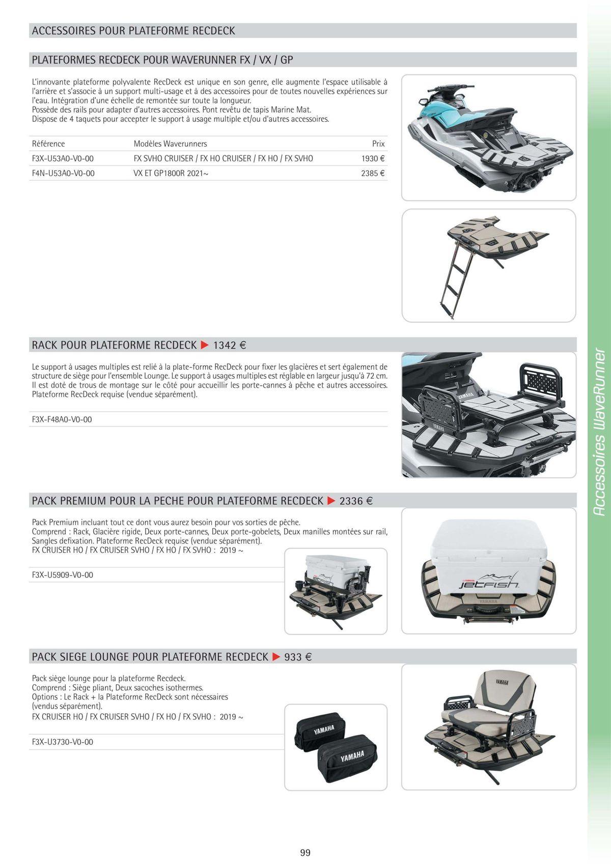 Catalogue Catalogue Yamaha Marine - Accessoires Marine 2024, page 00111