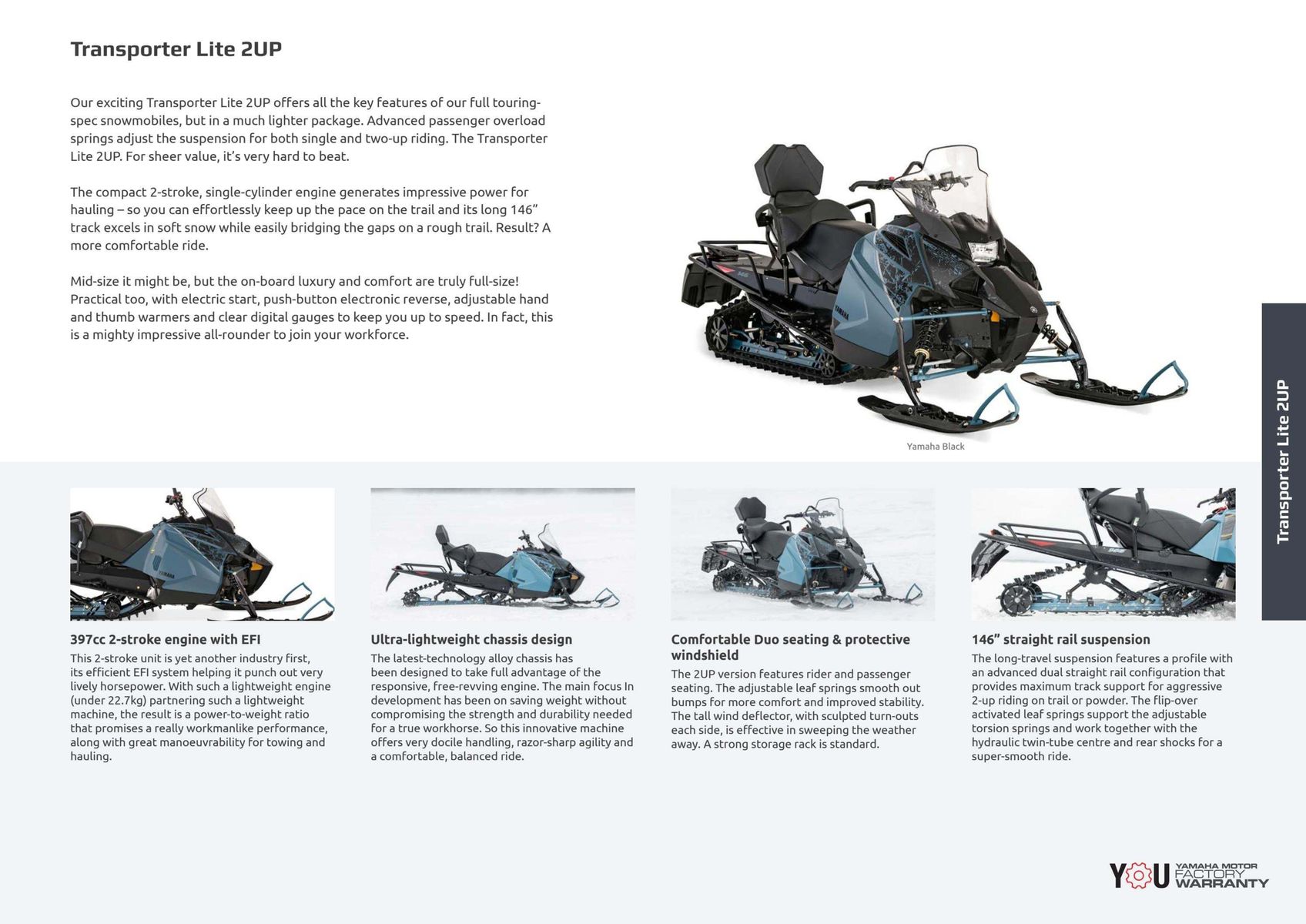 Catalogue Catalogue Yamaha Motoneiges - Snowmobiles, page 00004