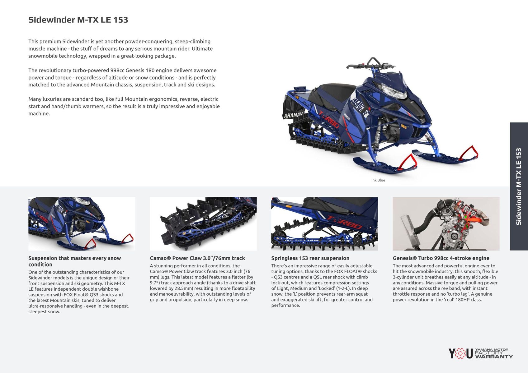 Catalogue Catalogue Yamaha Motoneiges - Snowmobiles, page 00009