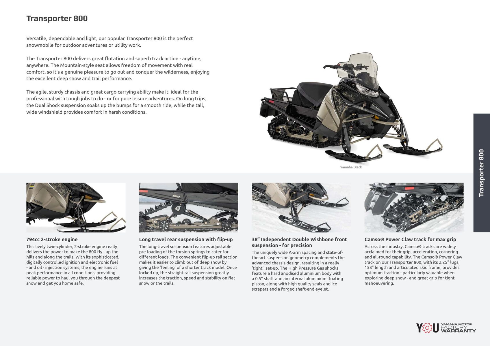 Catalogue Catalogue Yamaha Motoneiges - Snowmobiles, page 00024