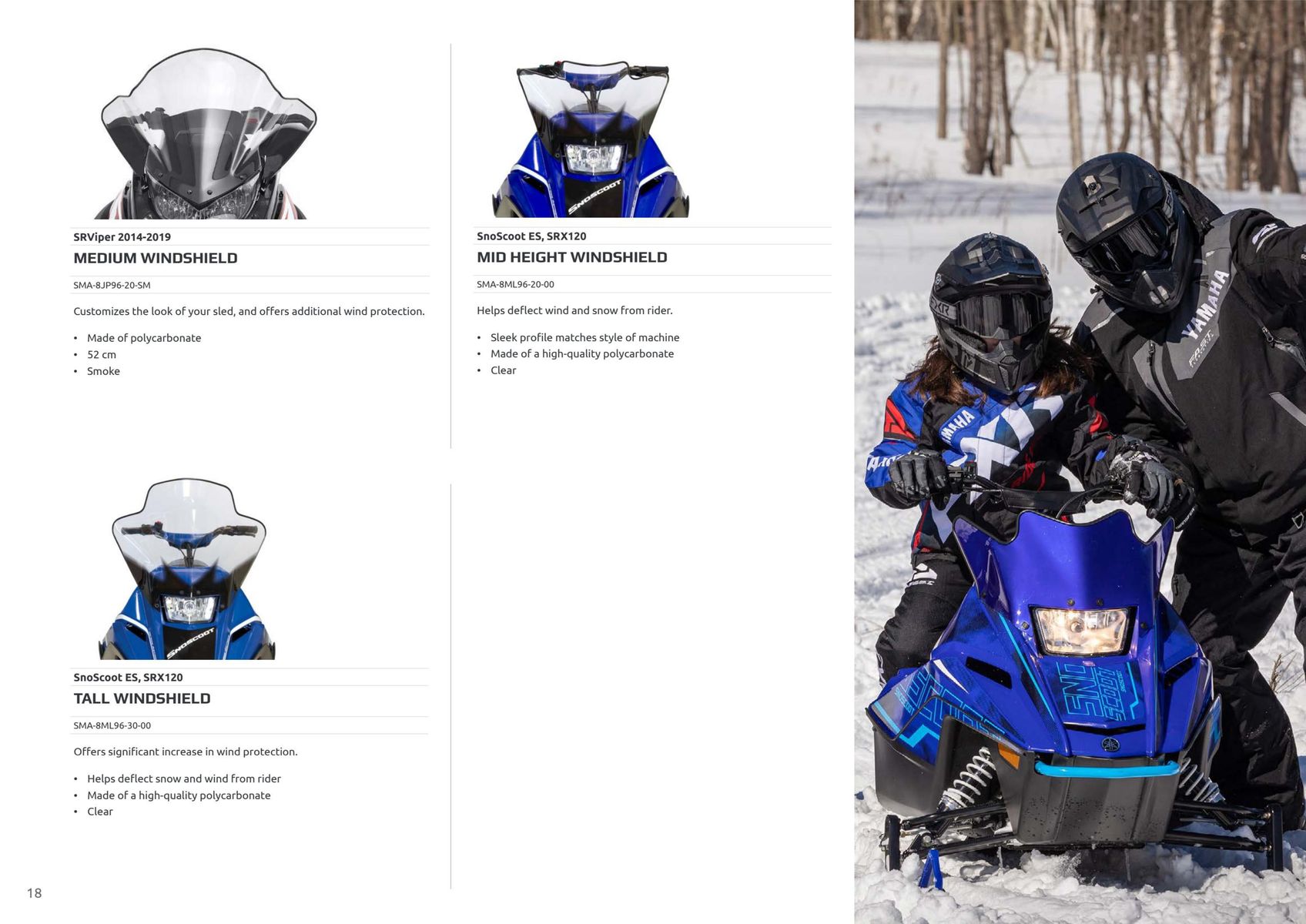 Catalogue Catalogue Yamaha Motoneiges - Snowmobile Accessories, page 00009