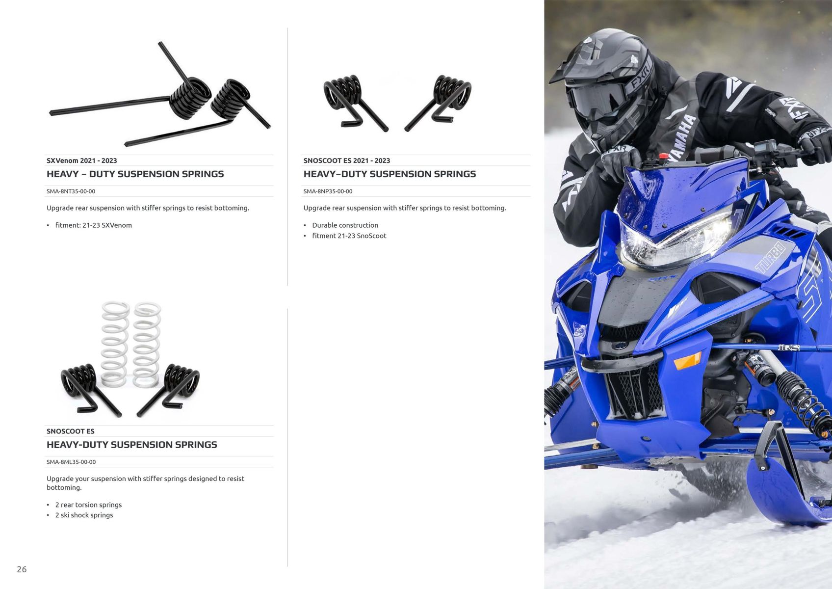 Catalogue Catalogue Yamaha Motoneiges - Snowmobile Accessories, page 00018