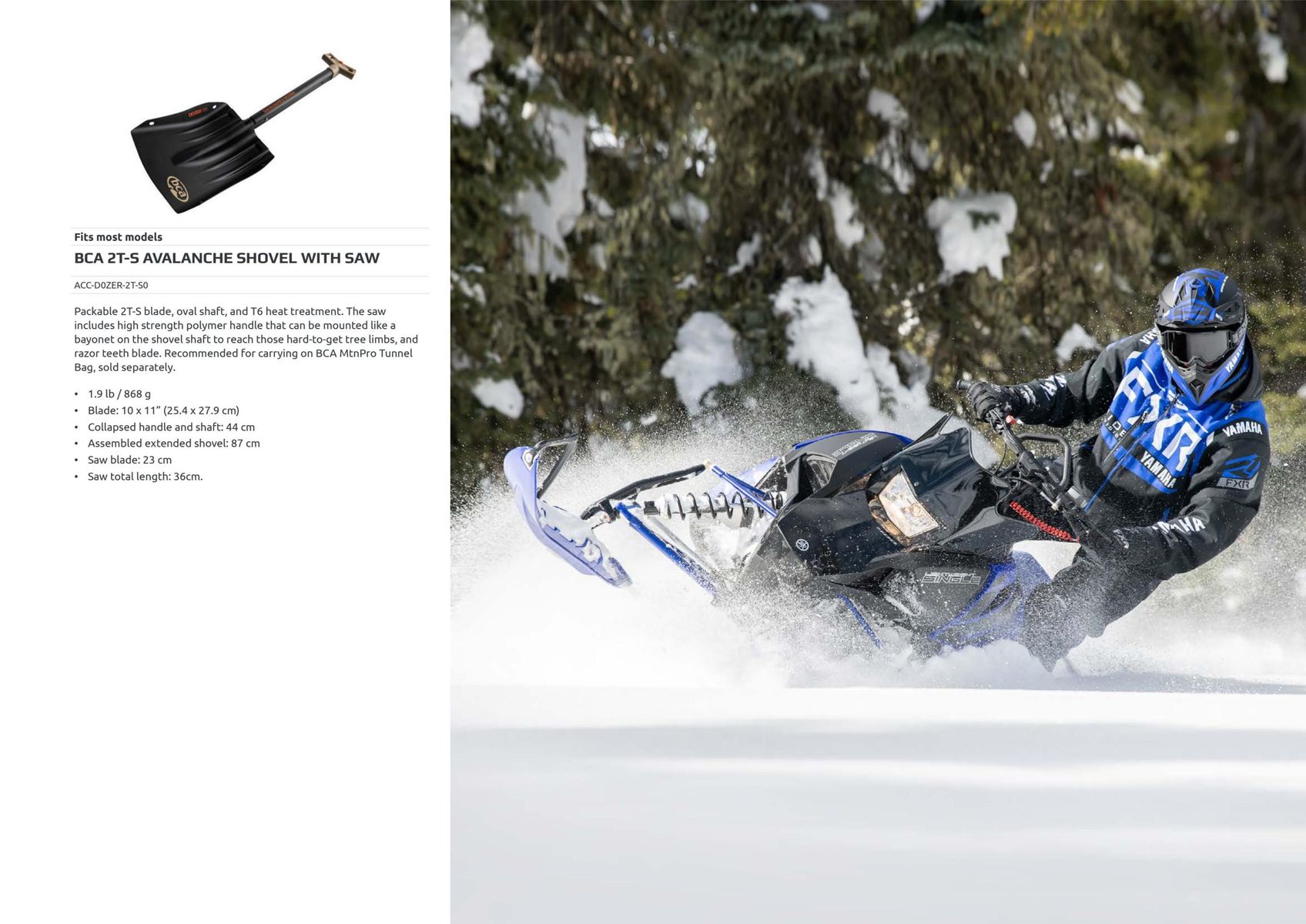 Catalogue Catalogue Yamaha Motoneiges - Snowmobile Accessories, page 00032