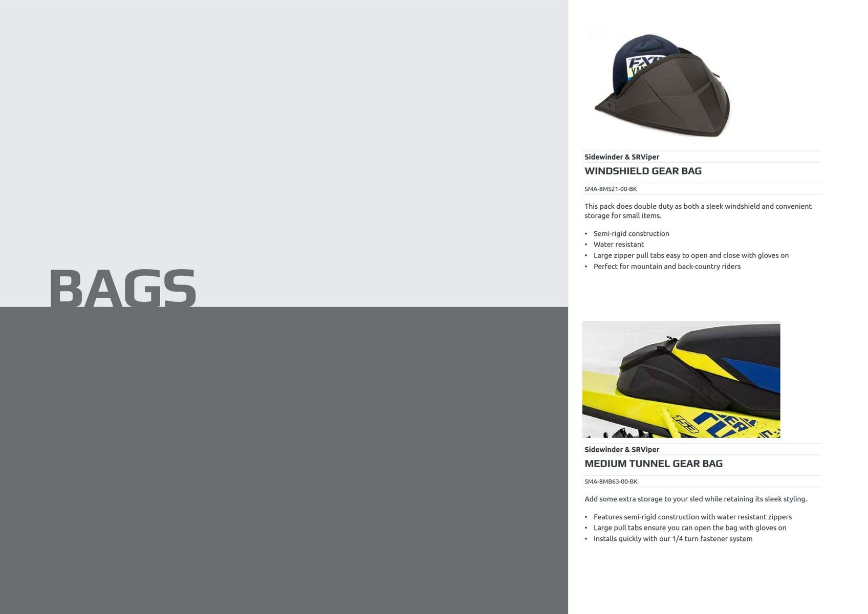 Catalogue Catalogue Yamaha Motoneiges - Snowmobile Accessories, page 00034
