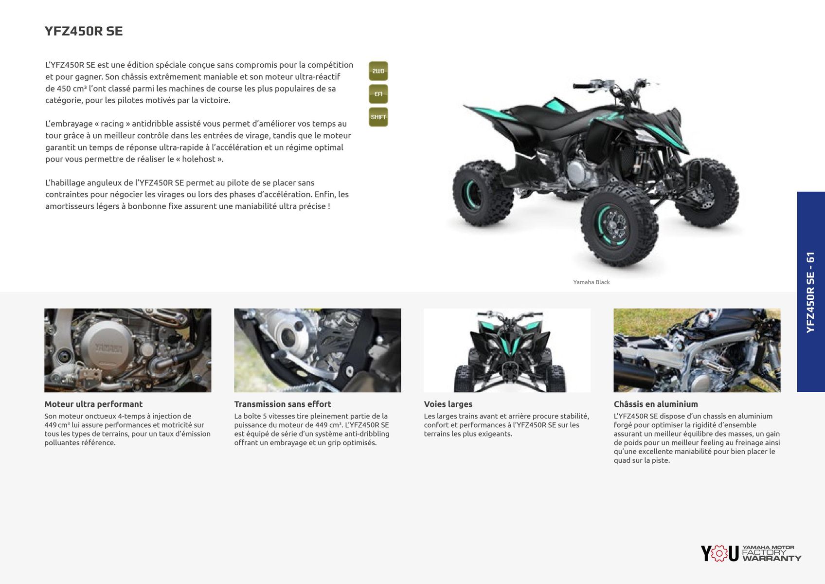 Catalogue Catalogue Yamaha Quatre roues - Quads et SSV, page 00057