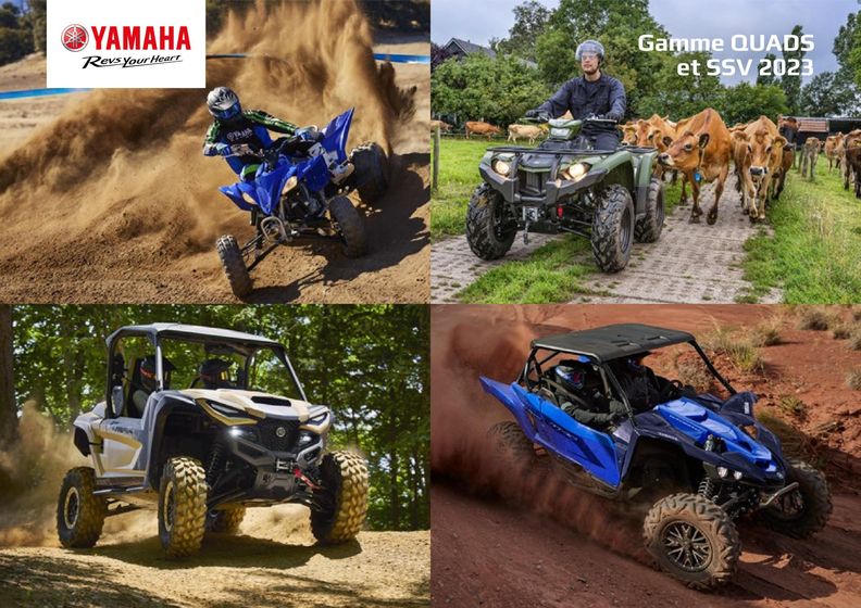 Catalogue Yamaha Quatre roues - Quads et SSV