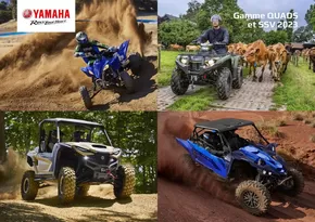 Promos de Auto et Moto à Fresnoy-le-Château | Catalogue Yamaha Quatre roues - Quads et SSV sur Yamaha | 18/06/2024 - 31/12/2024