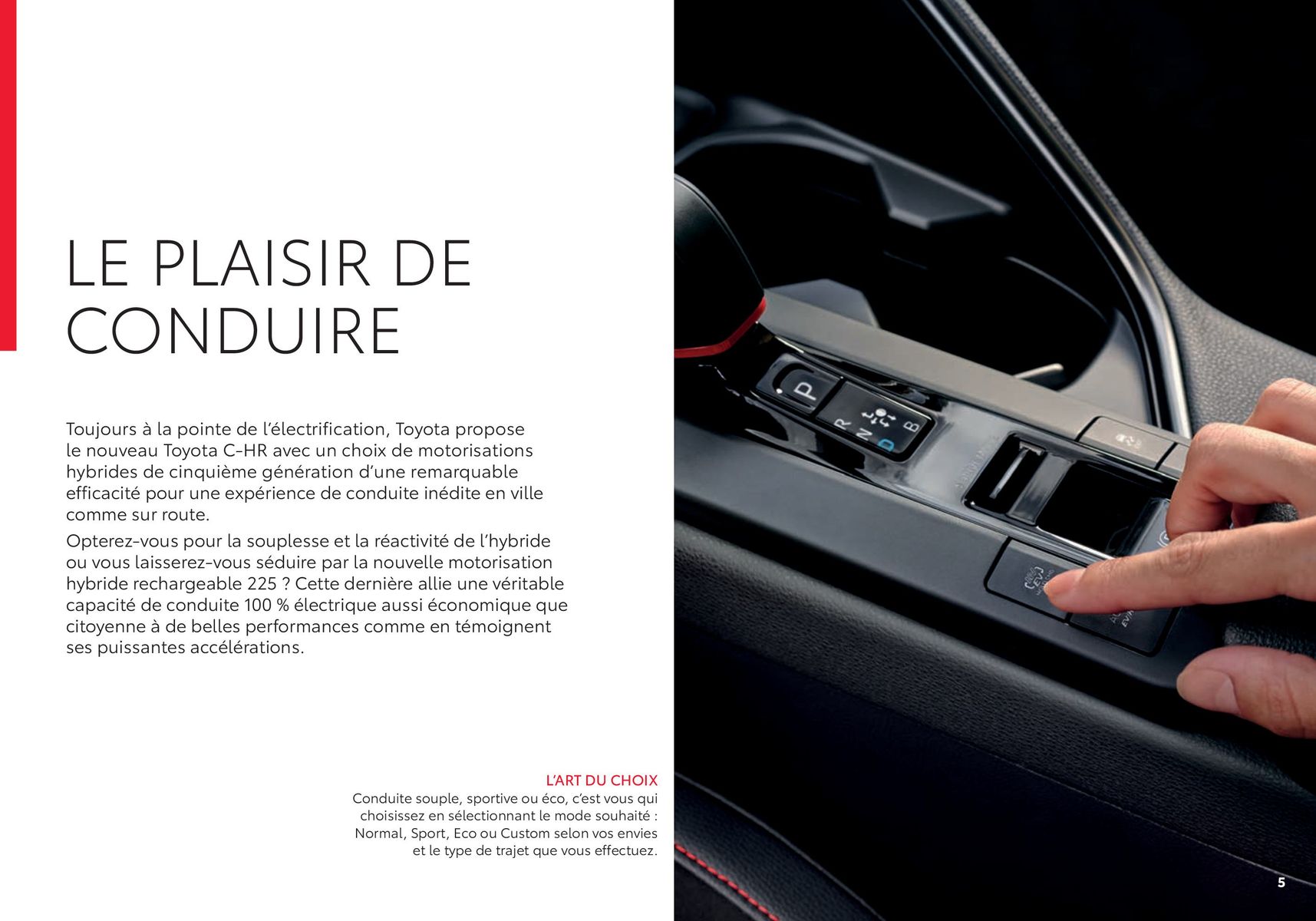Catalogue Nouveau Toyota C-HR, page 00005