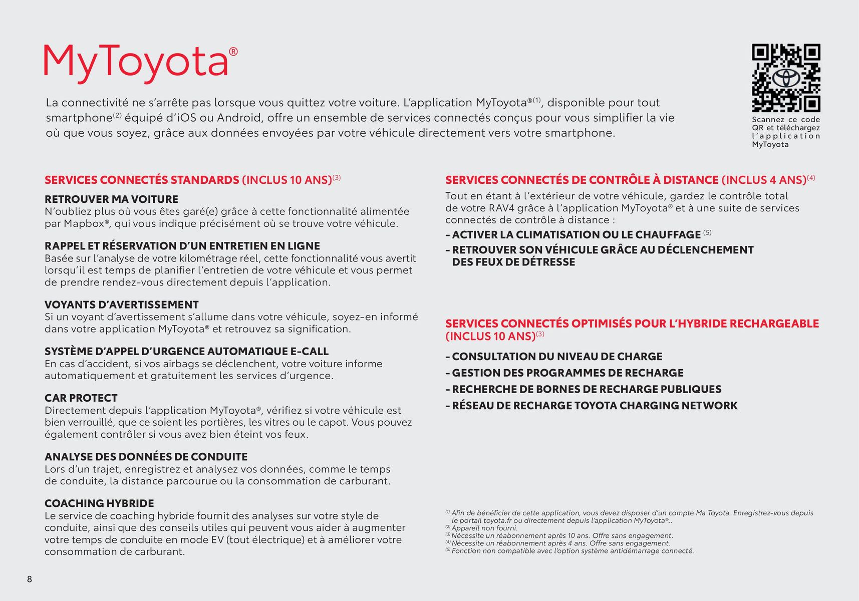 Catalogue Toyota RAV4 Hybride Rechargeable, page 00008