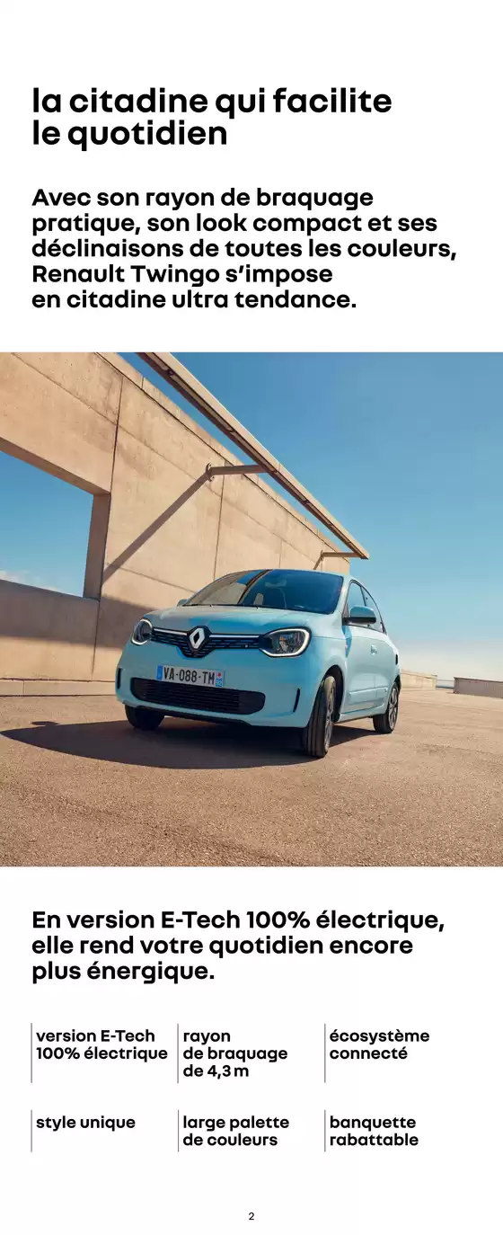 Catalogue Renault à Montmédy | RENAULT TWINGO E-Tech 100% électrique | 18/06/2024 - 31/12/2024