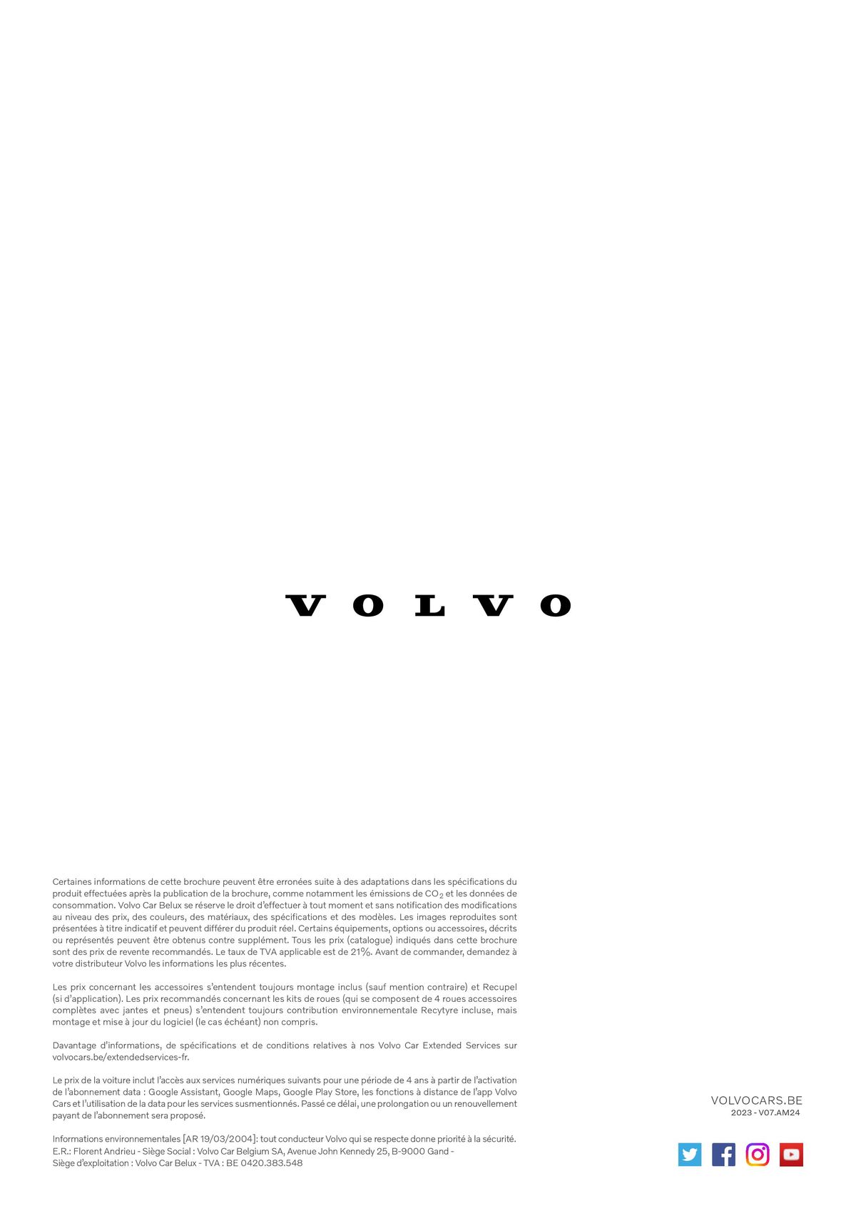 Catalogue LA NOUVELLE VOLVO S60, page 00026