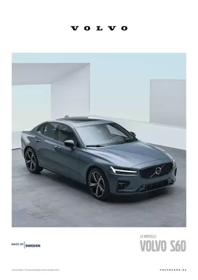 Promos de Auto et Moto à Neuilly-sur-Seine | LA NOUVELLE VOLVO S60 sur VOLVO | 18/06/2024 - 31/12/2024