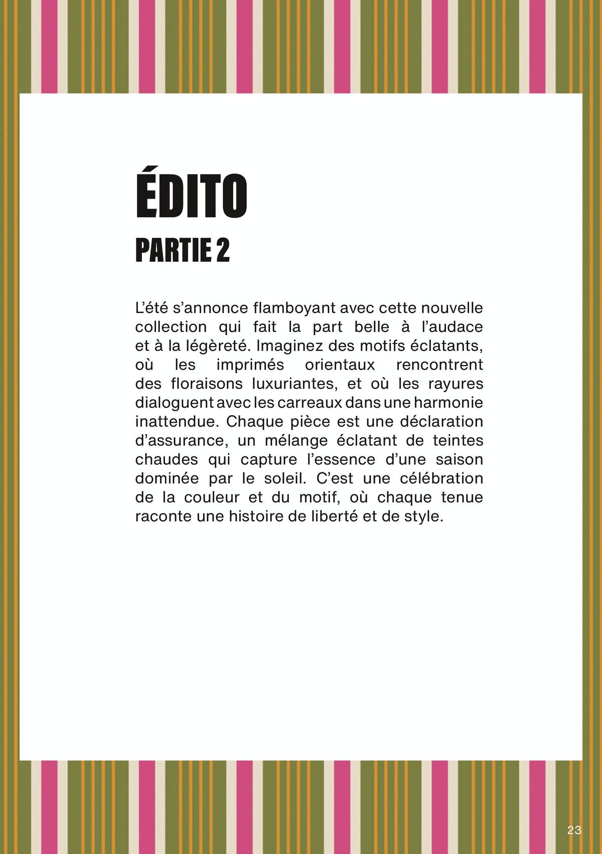 Catalogue LA MODE PLEIN ÉTÉ, page 00023