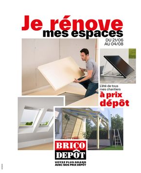 Promos de Bricolage à Le Pontet | Je rénove mes espaces sur Brico Dépôt | 20/06/2024 - 04/08/2024