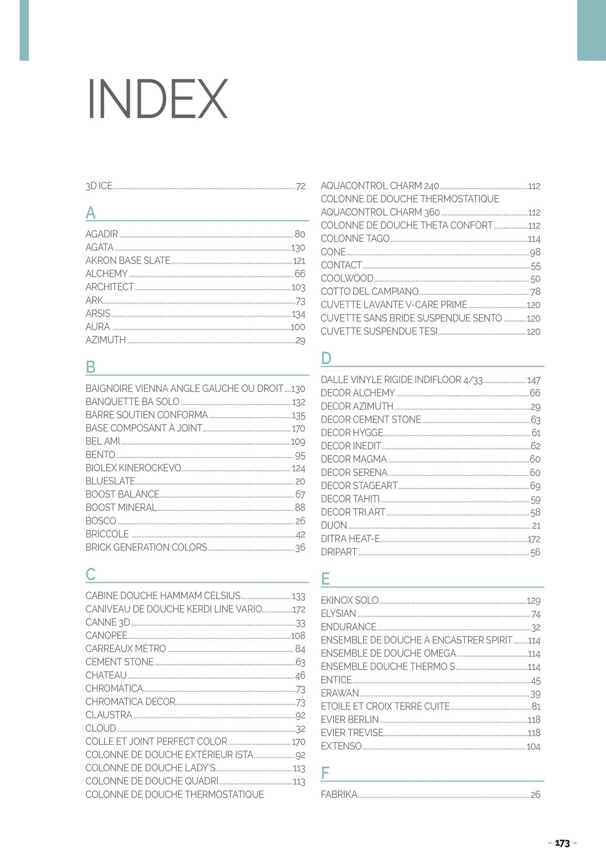 Catalogue Catalogue esprit tendances 2024, page 00173