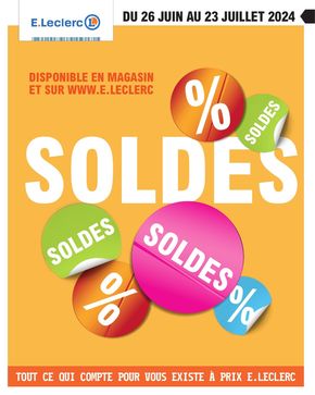 Catalogue E.Leclerc à Tarascon-sur-Ariège | Soldes | 26/06/2024 - 23/07/2024