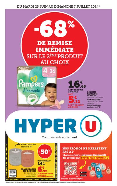 Catalogue Hyper U à Châteauvieux-les-Fossés | Hyper U | 25/06/2024 - 07/07/2024