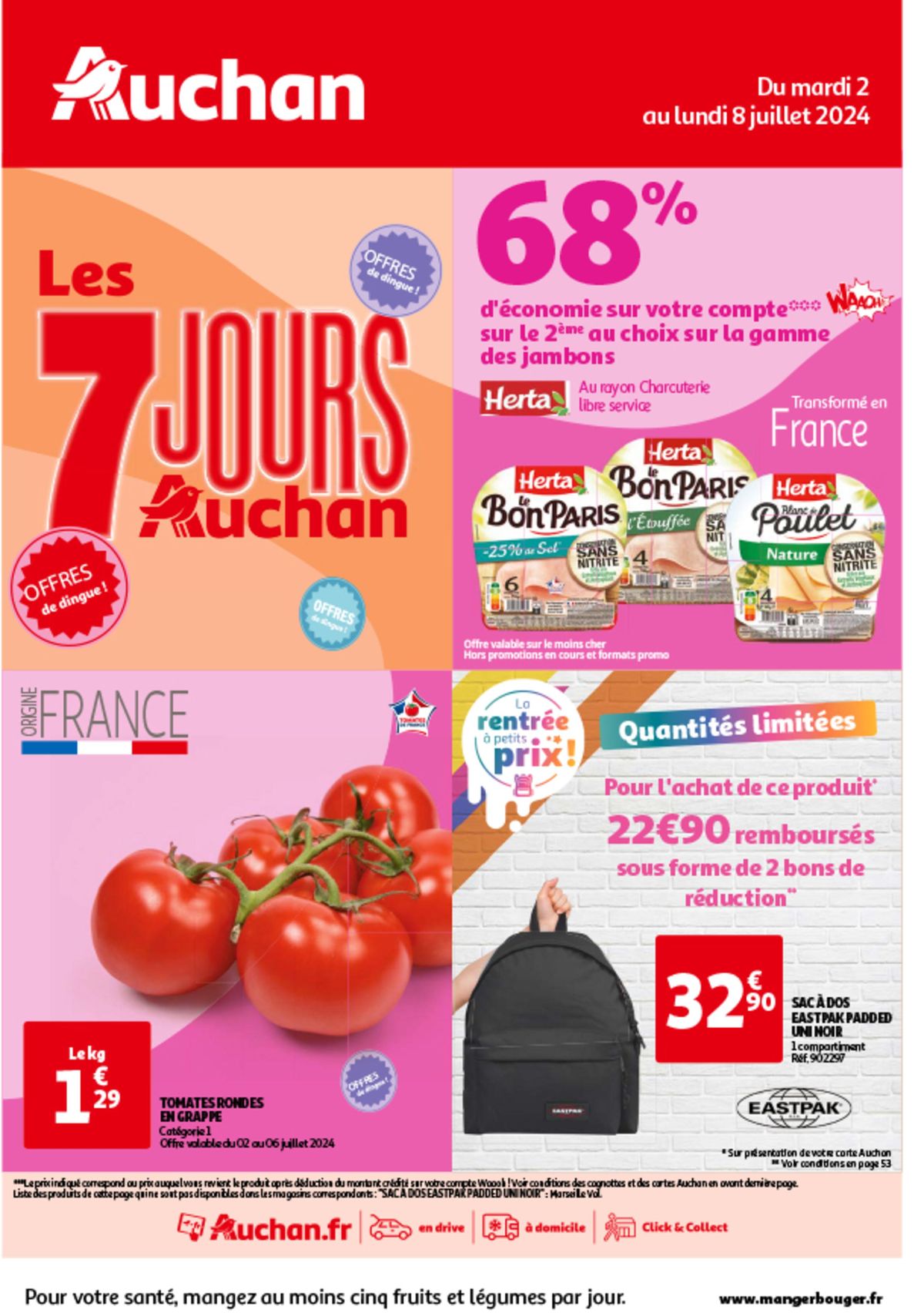 Catalogue Les 7 jours Auchan, c'est maintenant !, page 00001