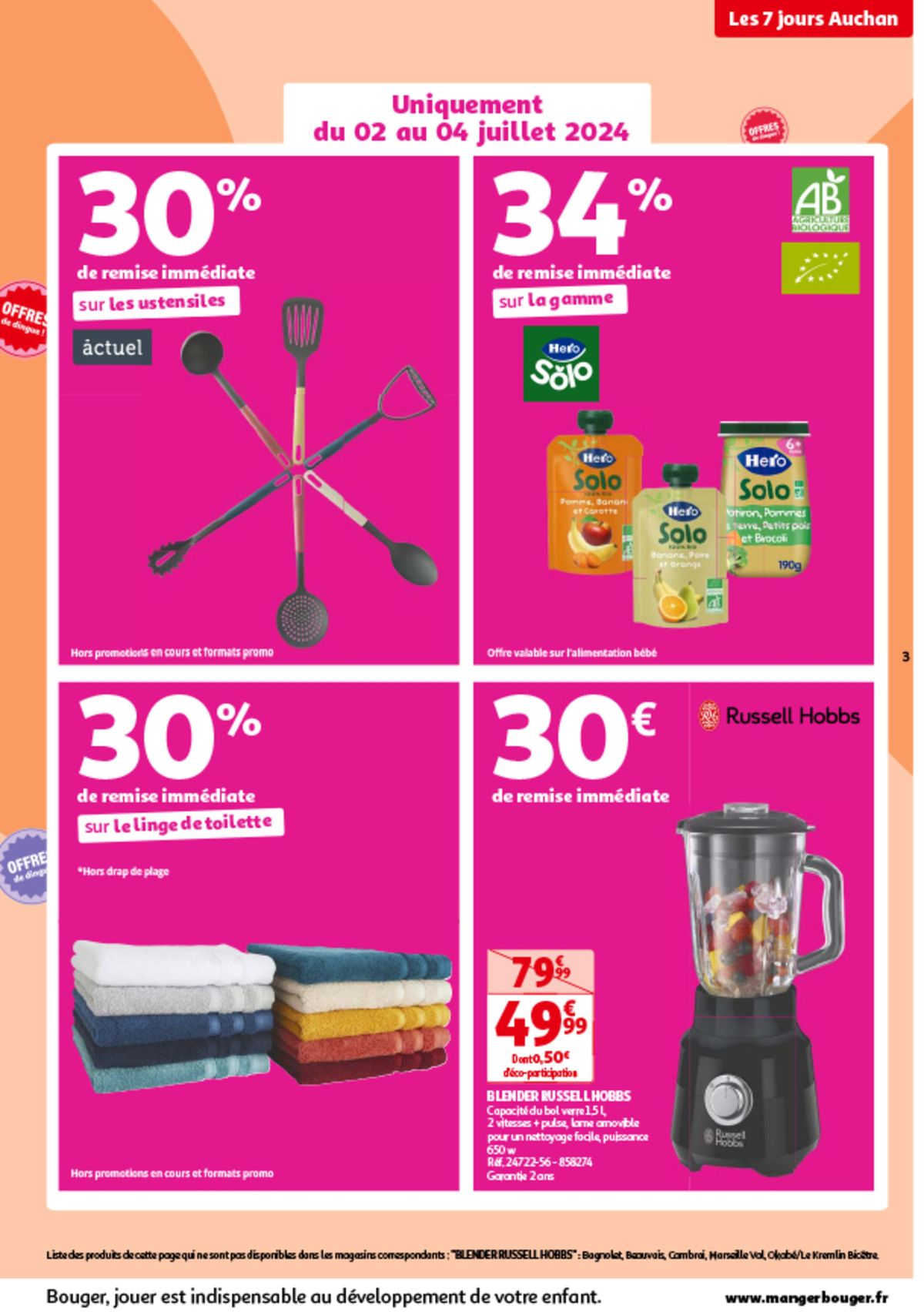 Catalogue Les 7 jours Auchan, c'est maintenant !, page 00003