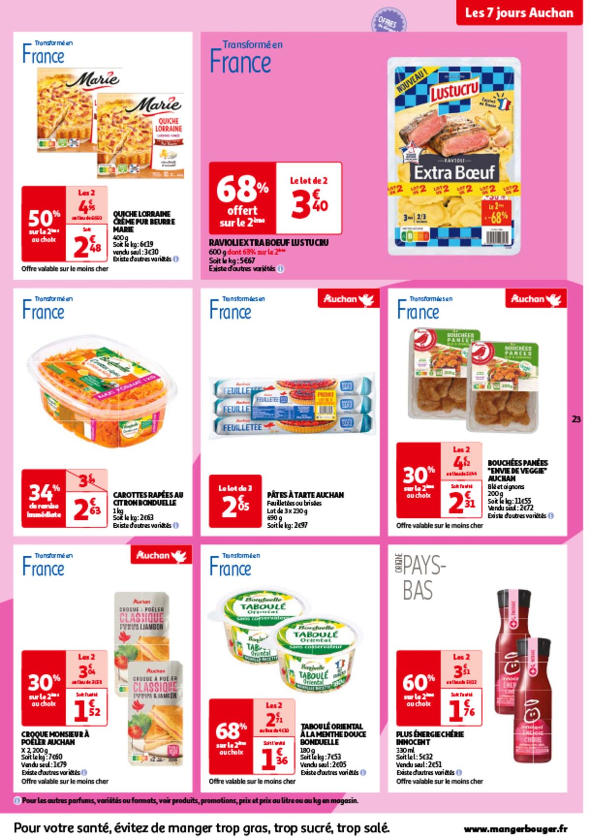 Catalogue Les 7 jours Auchan, c'est maintenant !, page 00023