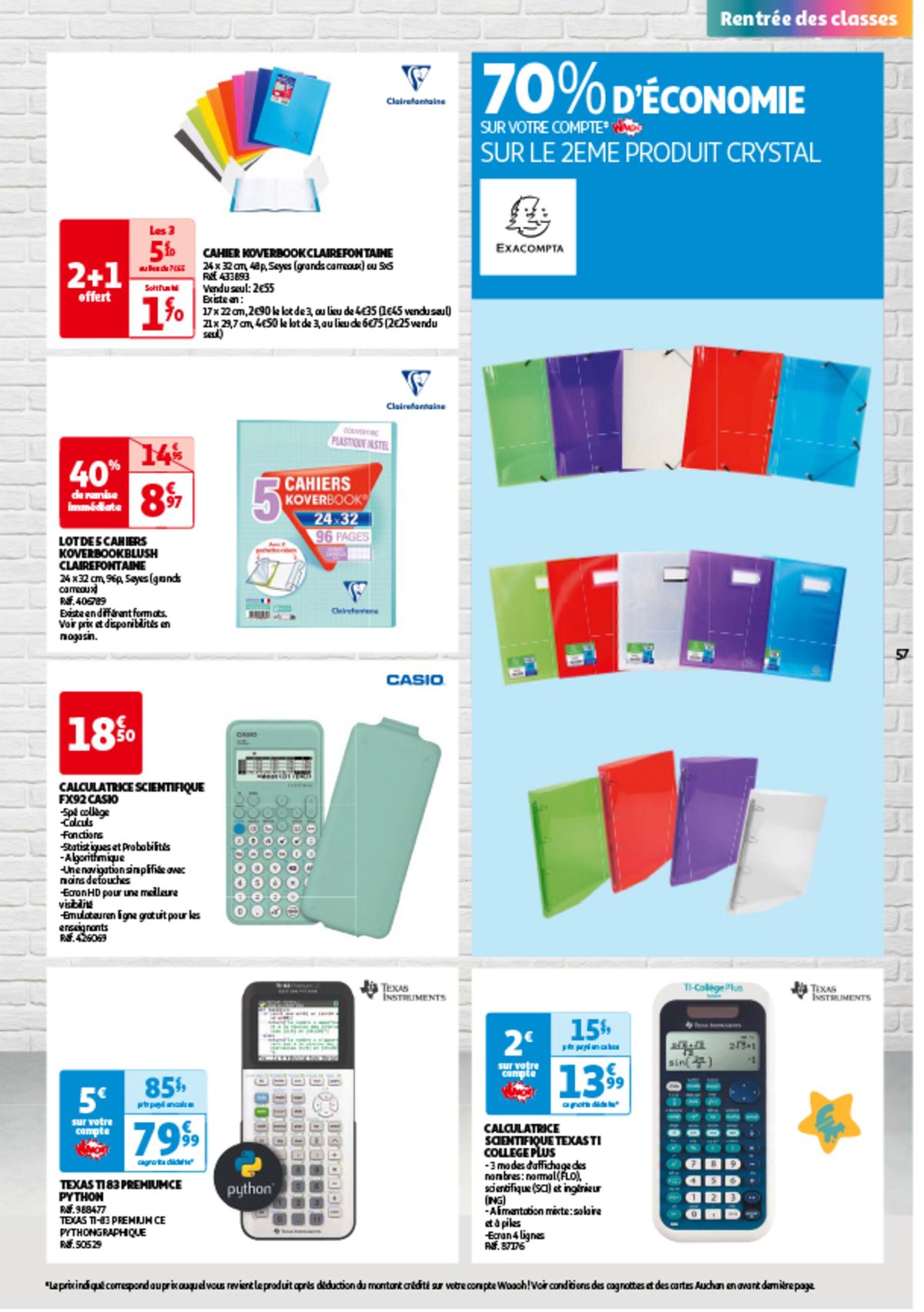 Catalogue Les 7 jours Auchan, c'est maintenant !, page 00057