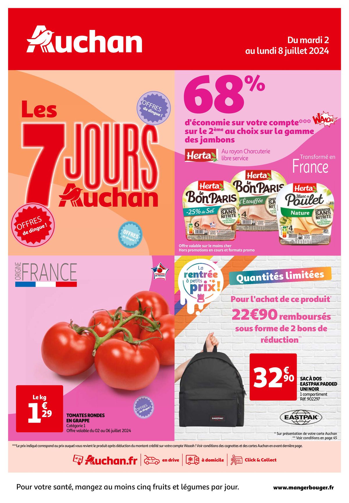 Catalogue Les 7 jours Auchan, c'est maintenant !, page 00001