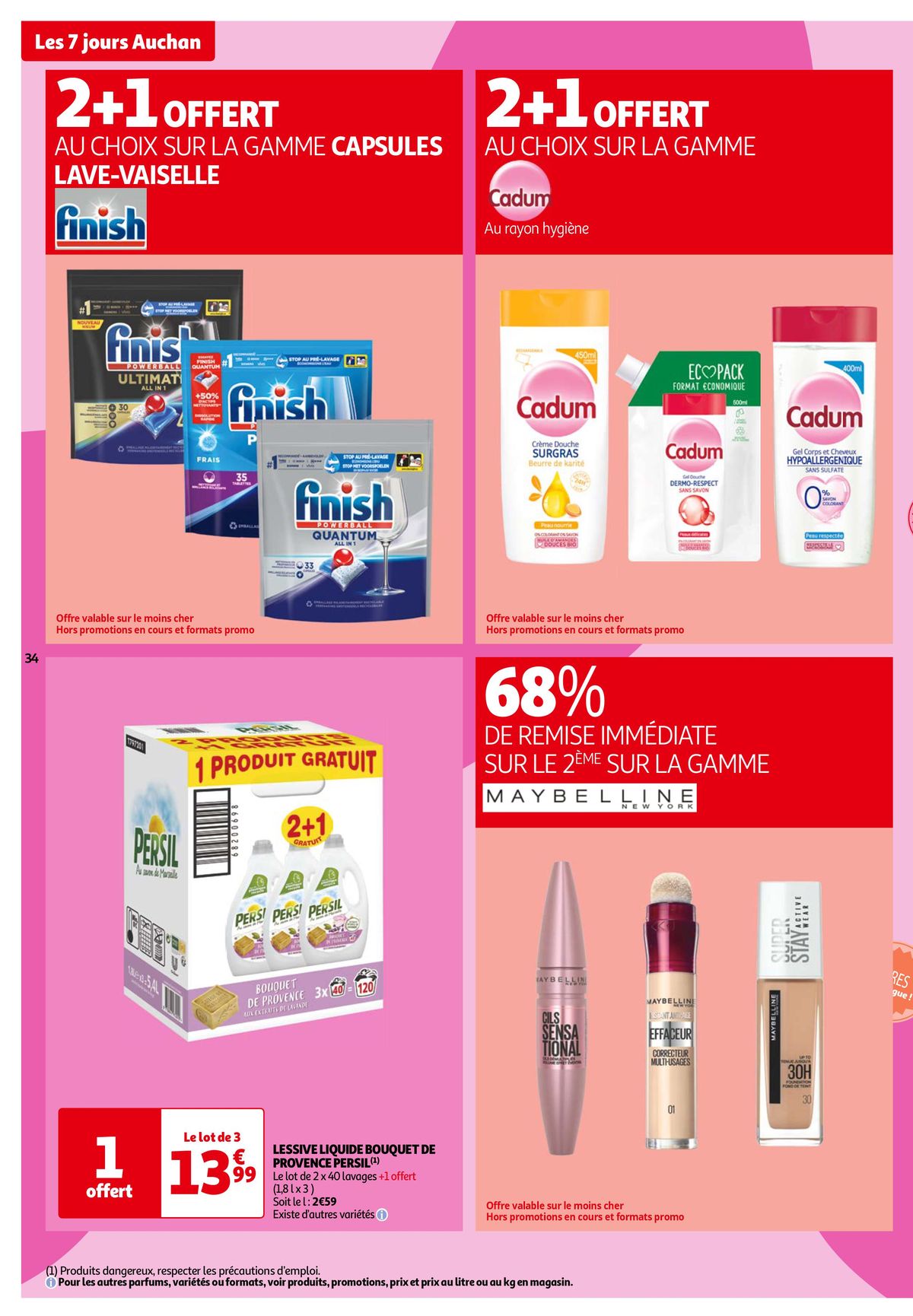 Catalogue Les 7 jours Auchan, c'est maintenant !, page 00034