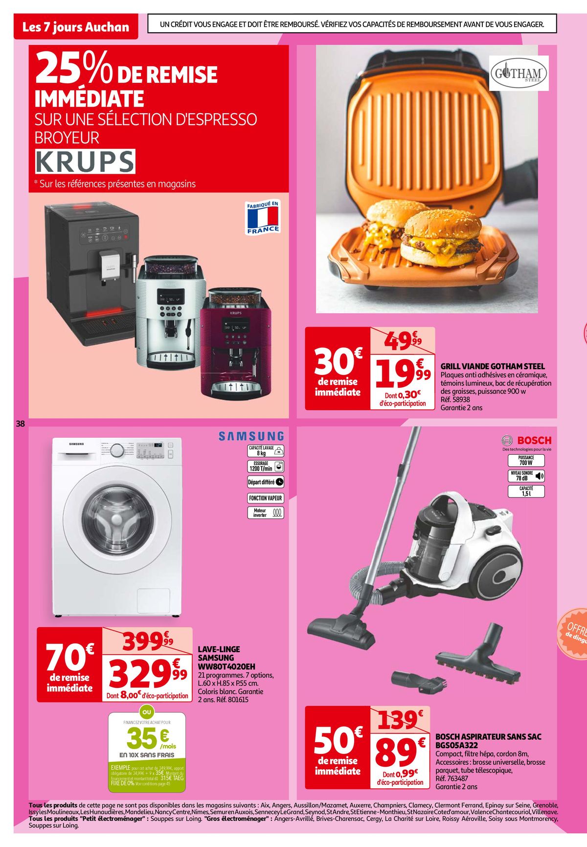 Catalogue Les 7 jours Auchan, c'est maintenant !, page 00038