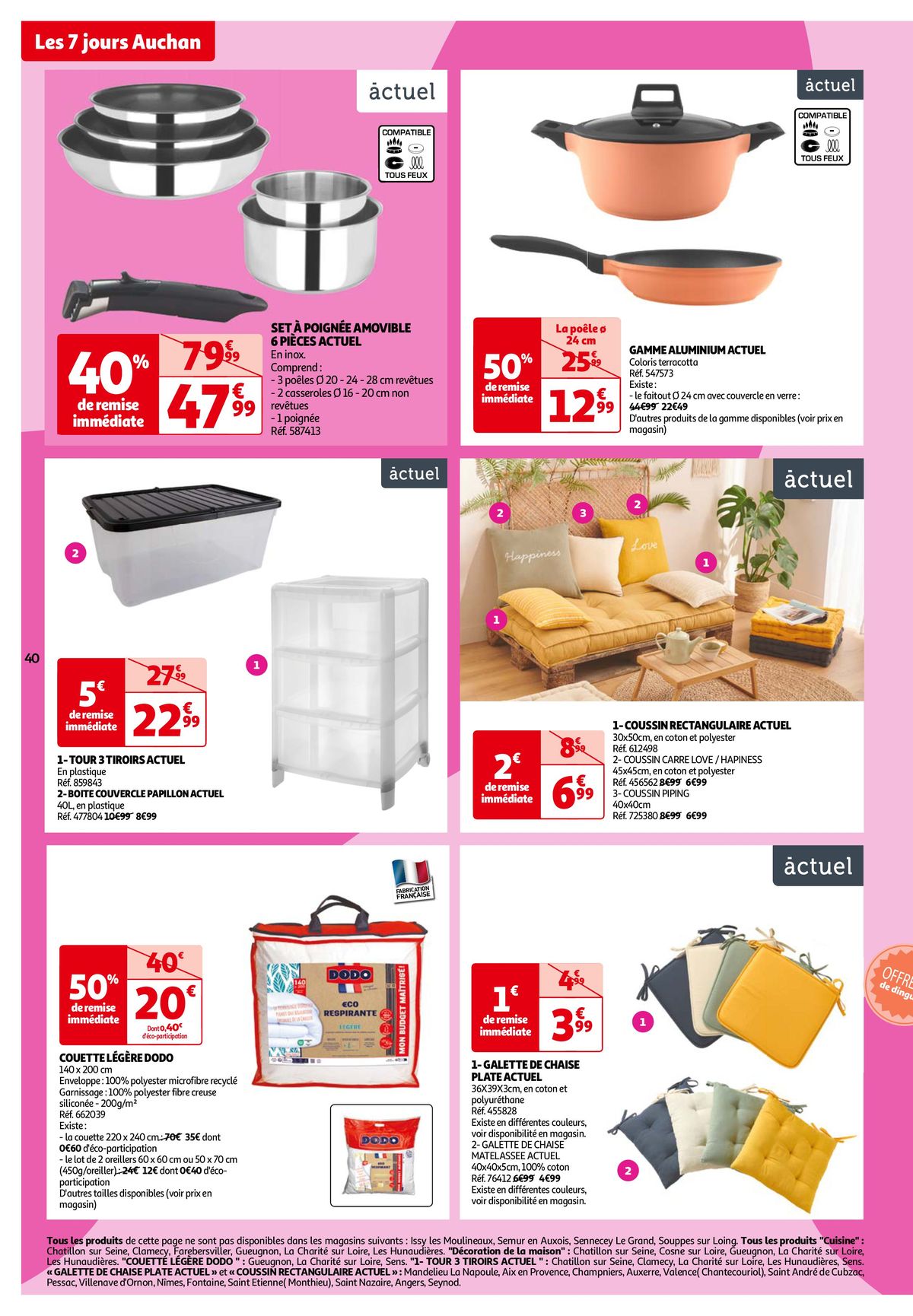 Catalogue Les 7 jours Auchan, c'est maintenant !, page 00040