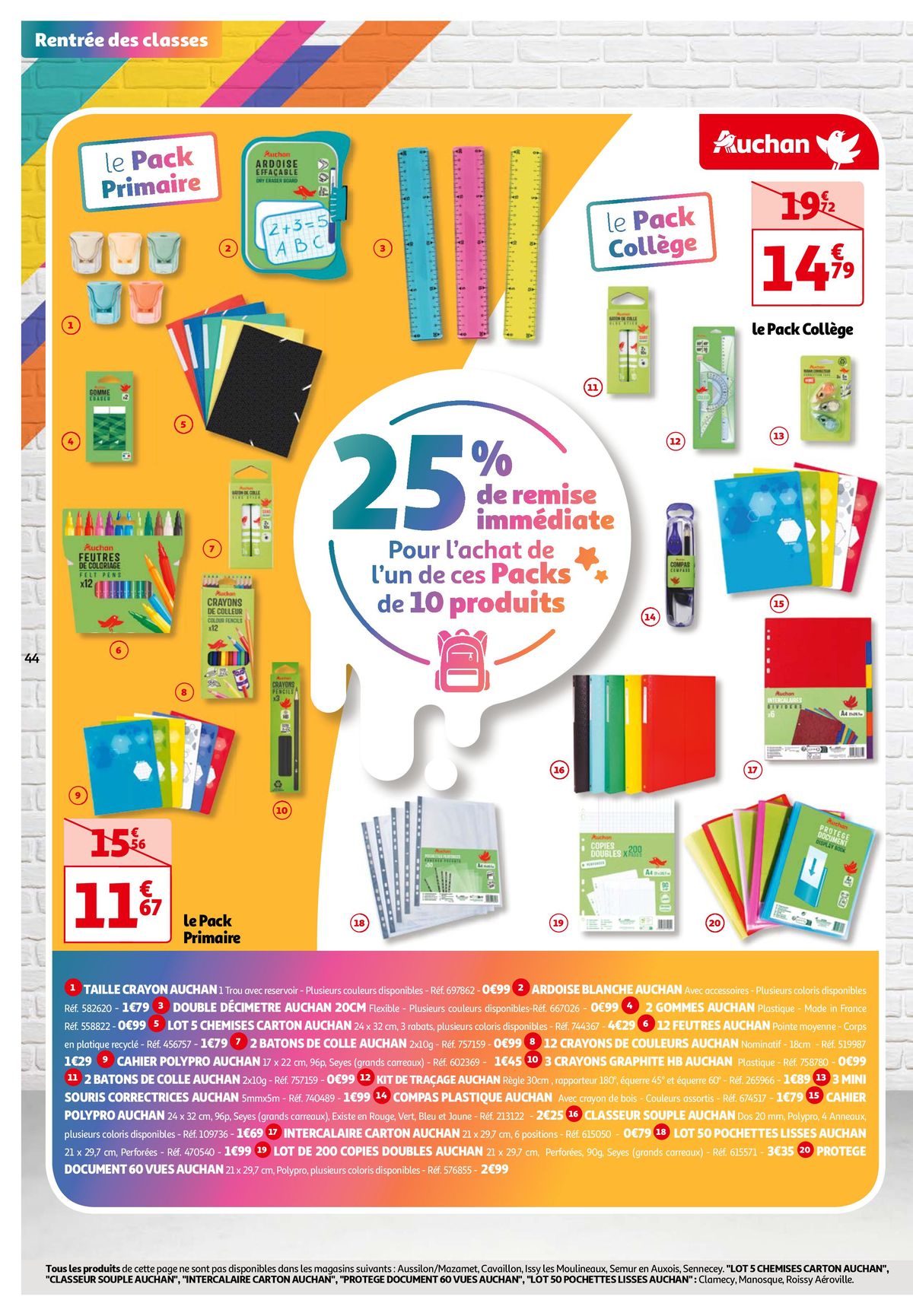 Catalogue Les 7 jours Auchan, c'est maintenant !, page 00044