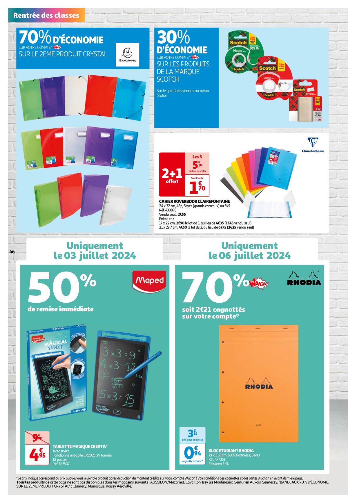 Catalogue Les 7 jours Auchan, c'est maintenant !, page 00046