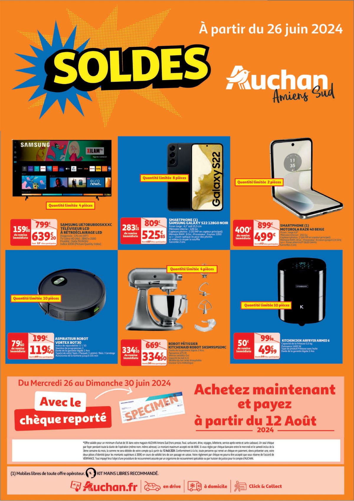 Catalogue Soldes Auchan Amiens Sud, page 00001