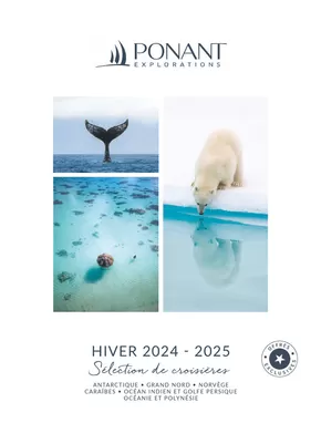 Promos de Voyages à Schoelcher | Sélection de croisières hiver 2024-2025 sur Ponant | 24/06/2024 - 28/02/2025