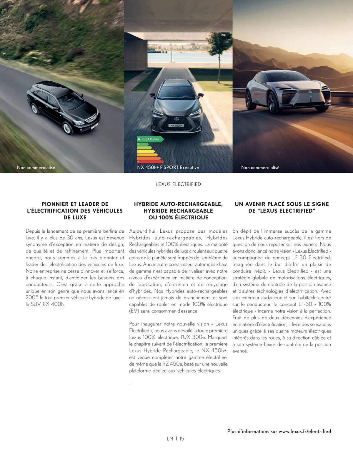 Catalogue Lexus NOUVEAU LM , page 00015