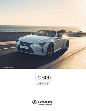 Catalogue Lexus à Bourg-en-Bresse | Lexus LC 500 CABRIOLET | 24/06/2024 - 28/02/2025