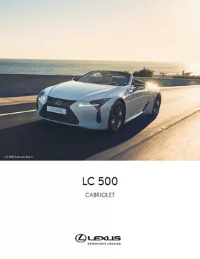 Catalogue Lexus à Annemasse | Lexus LC 500 CABRIOLET | 24/06/2024 - 28/02/2025