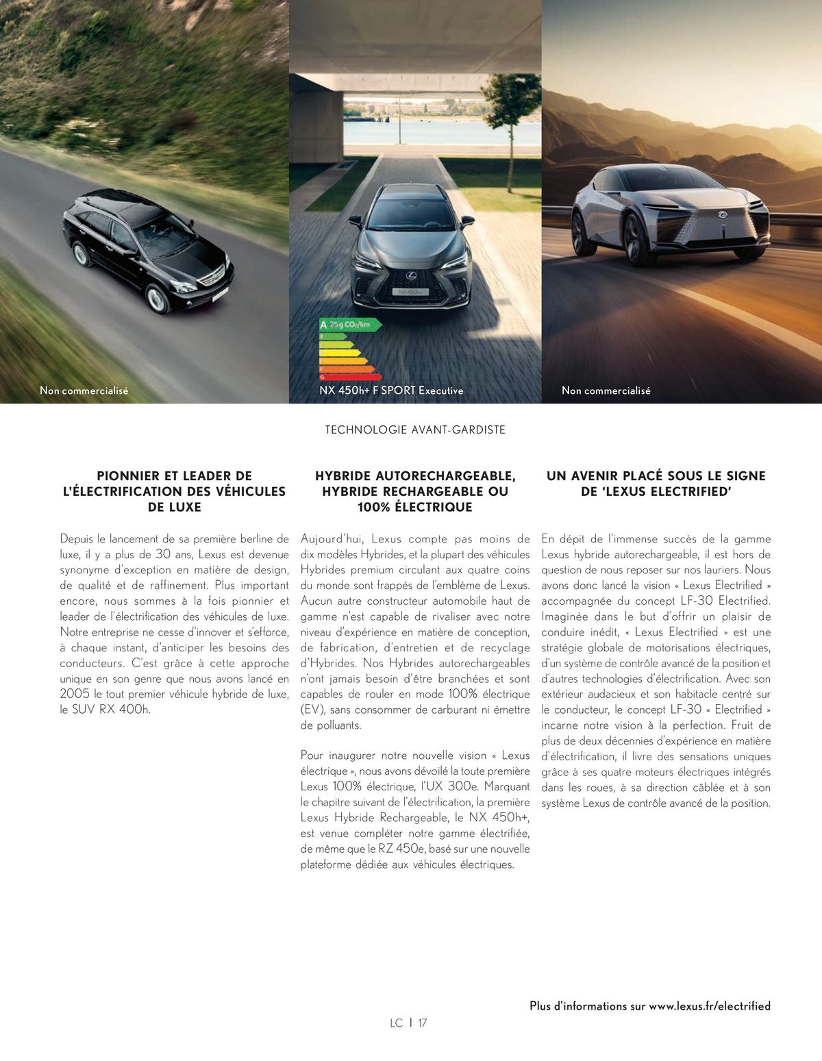 Catalogue Lexus LC LC 500h et LC 500, page 00017