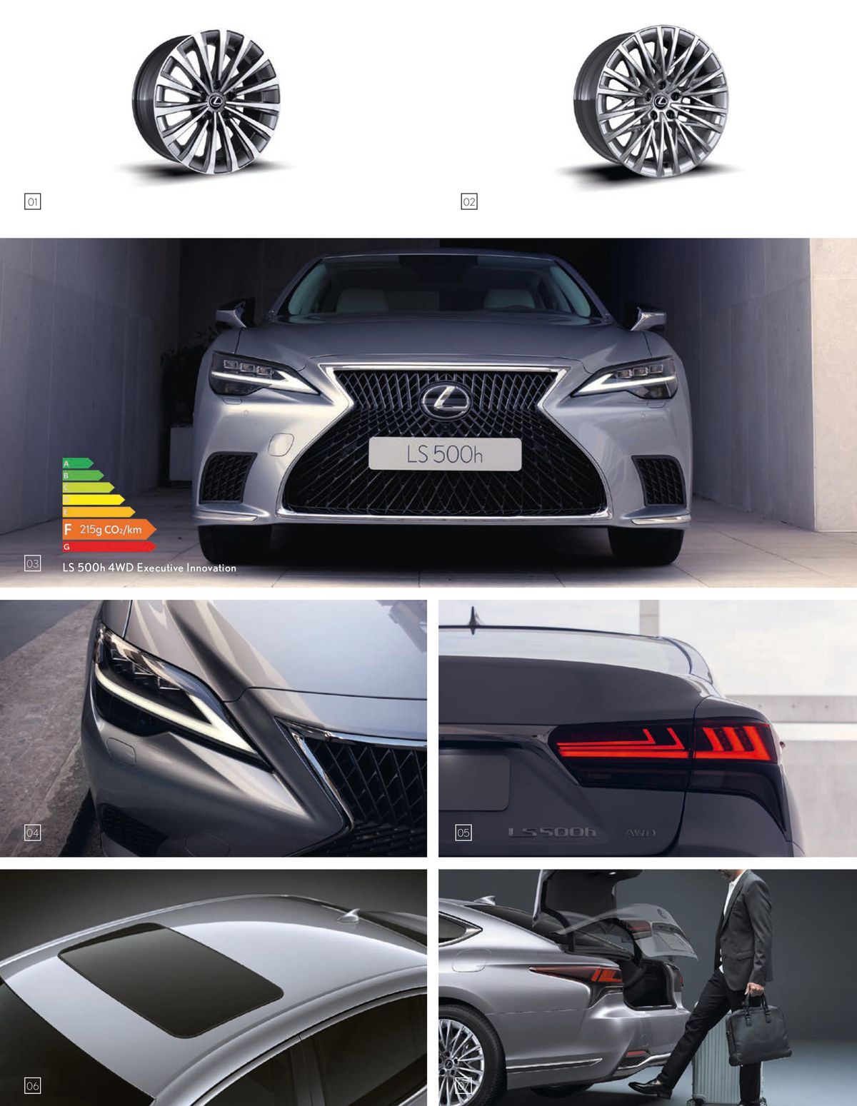 Catalogue Lexus LS 500h Hybride auto-rechargeable, page 00025