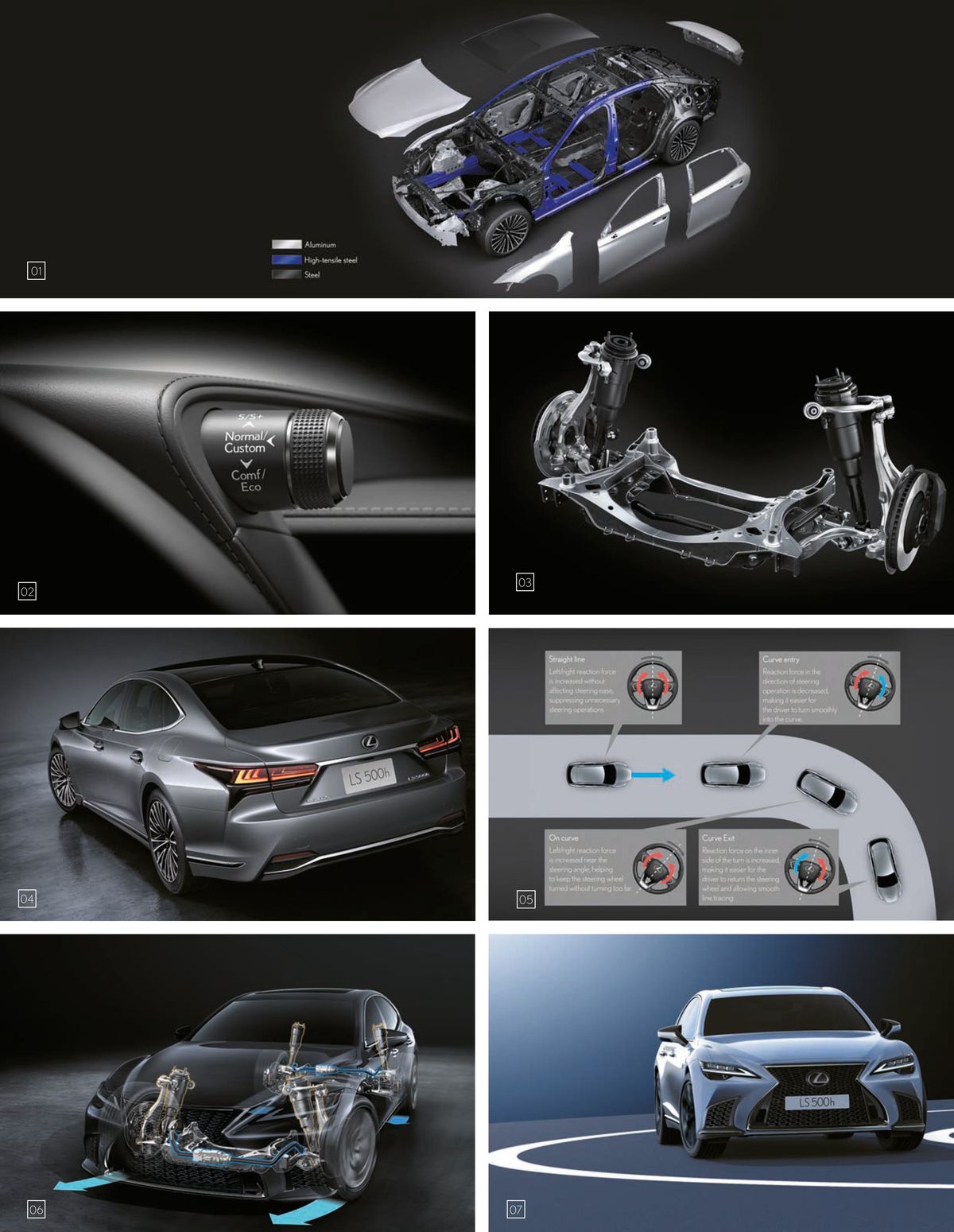 Catalogue Lexus LS 500h Hybride auto-rechargeable, page 00039