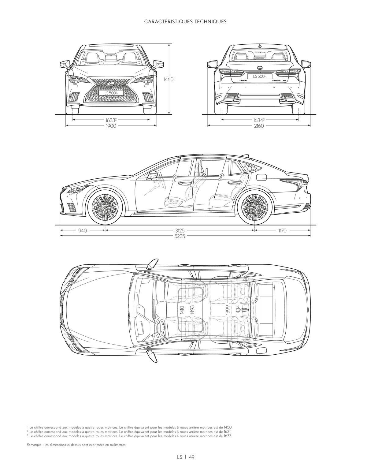 Catalogue Lexus LS 500h Hybride auto-rechargeable, page 00049