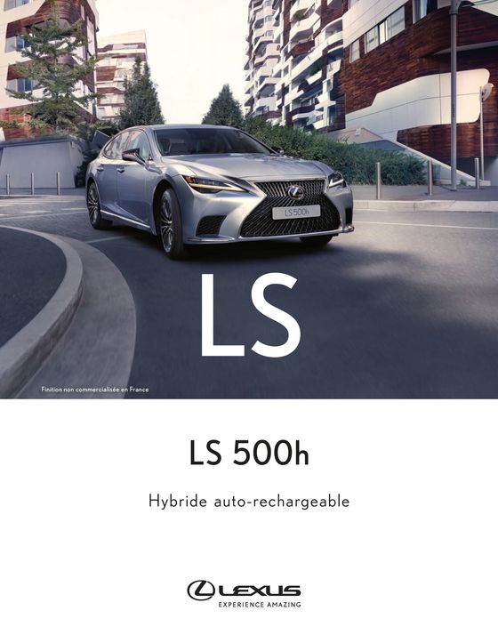 Lexus LS 500h Hybride auto-rechargeable