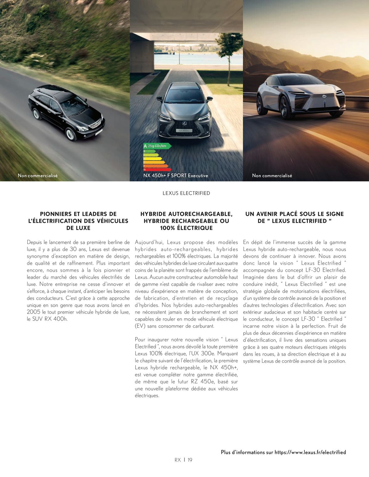 Catalogue Lexus NOUVEAU RX, page 00019