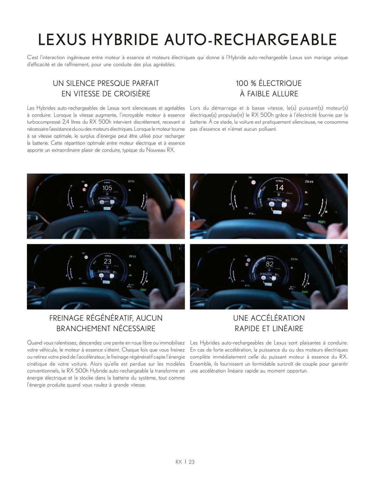 Catalogue Lexus NOUVEAU RX, page 00023